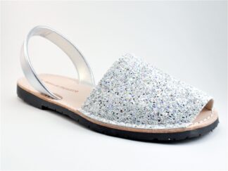 Menorquinas glitter blanco