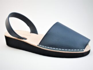 Menorquinas de cuña azul marino