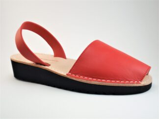 Menorquinas de cuña roja